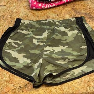 Pink camp shorts